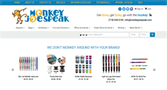 Desktop Screenshot of monkeyjoespeak.com