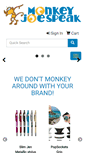 Mobile Screenshot of monkeyjoespeak.com